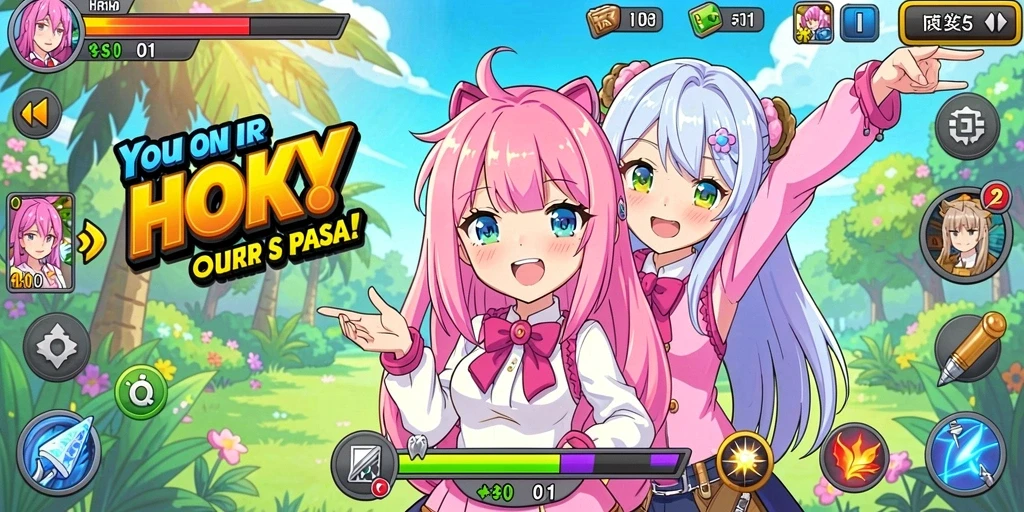 Visualisasi sistem reward dengan grafis yang menawan.