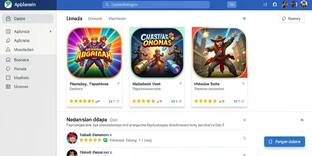 Fitur interaksi sosial dengan pemain lain.