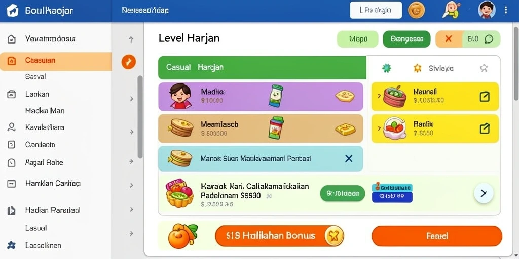 Setiap level memberikan tantangan unik dan mendebarkan.