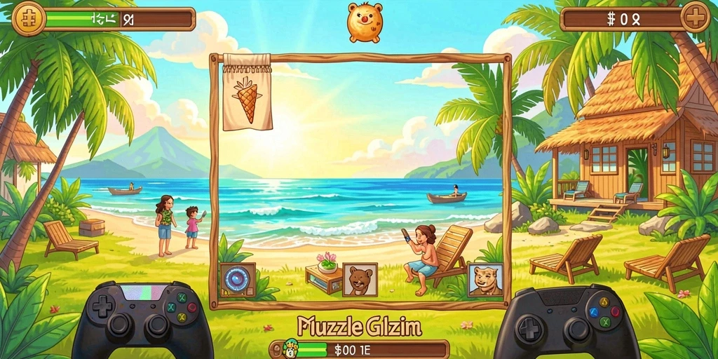 Screenshot memperlihatkan fitur upgrade karakter yang menonjol.