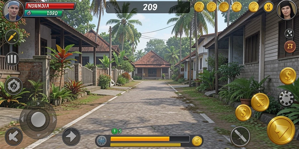 Gameplay yang dinamis dan penuh warna.